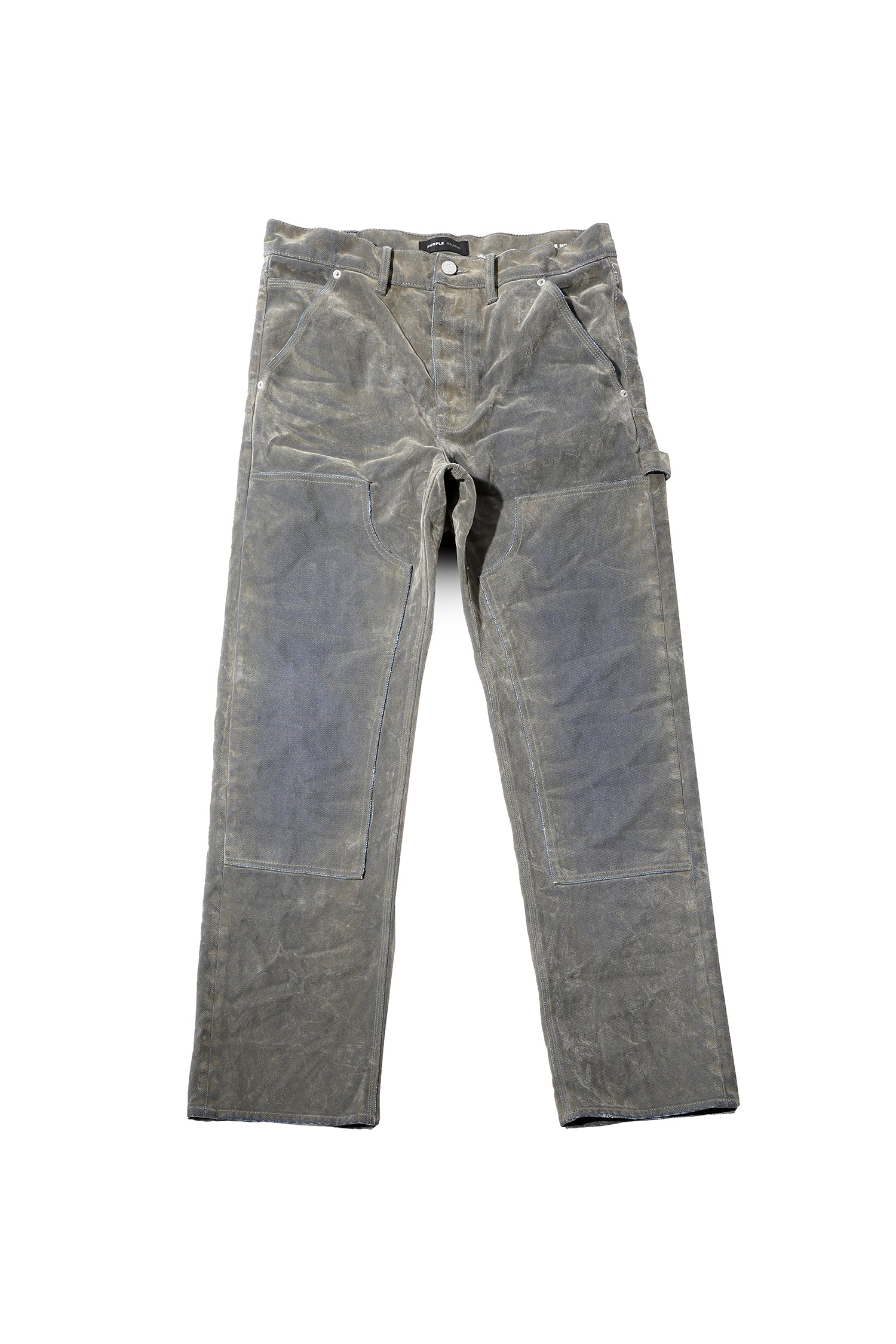 Purple Jeans Flocked Carpenter Green