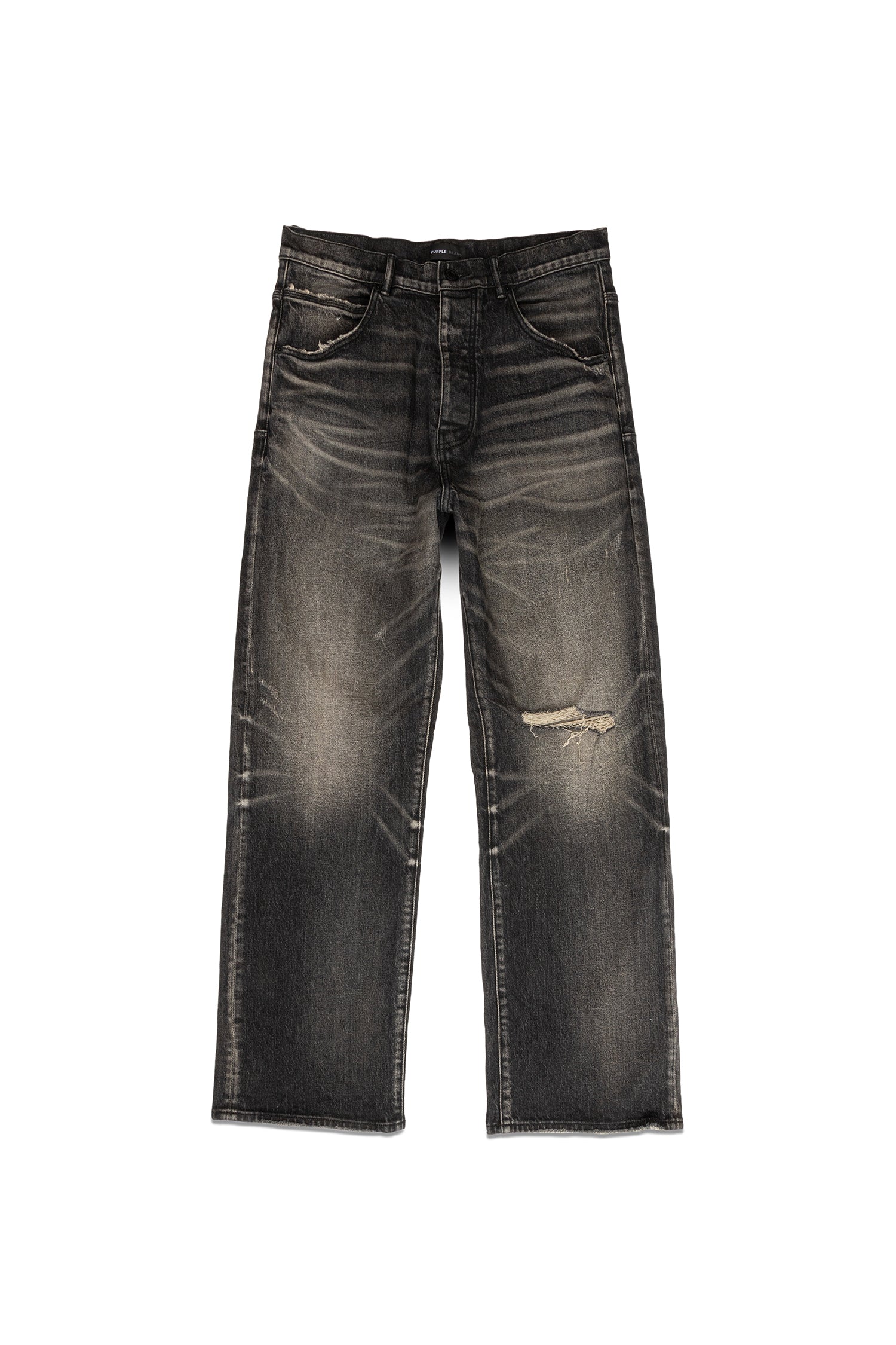Purple Jeans 1 Year Dirty Fade Black