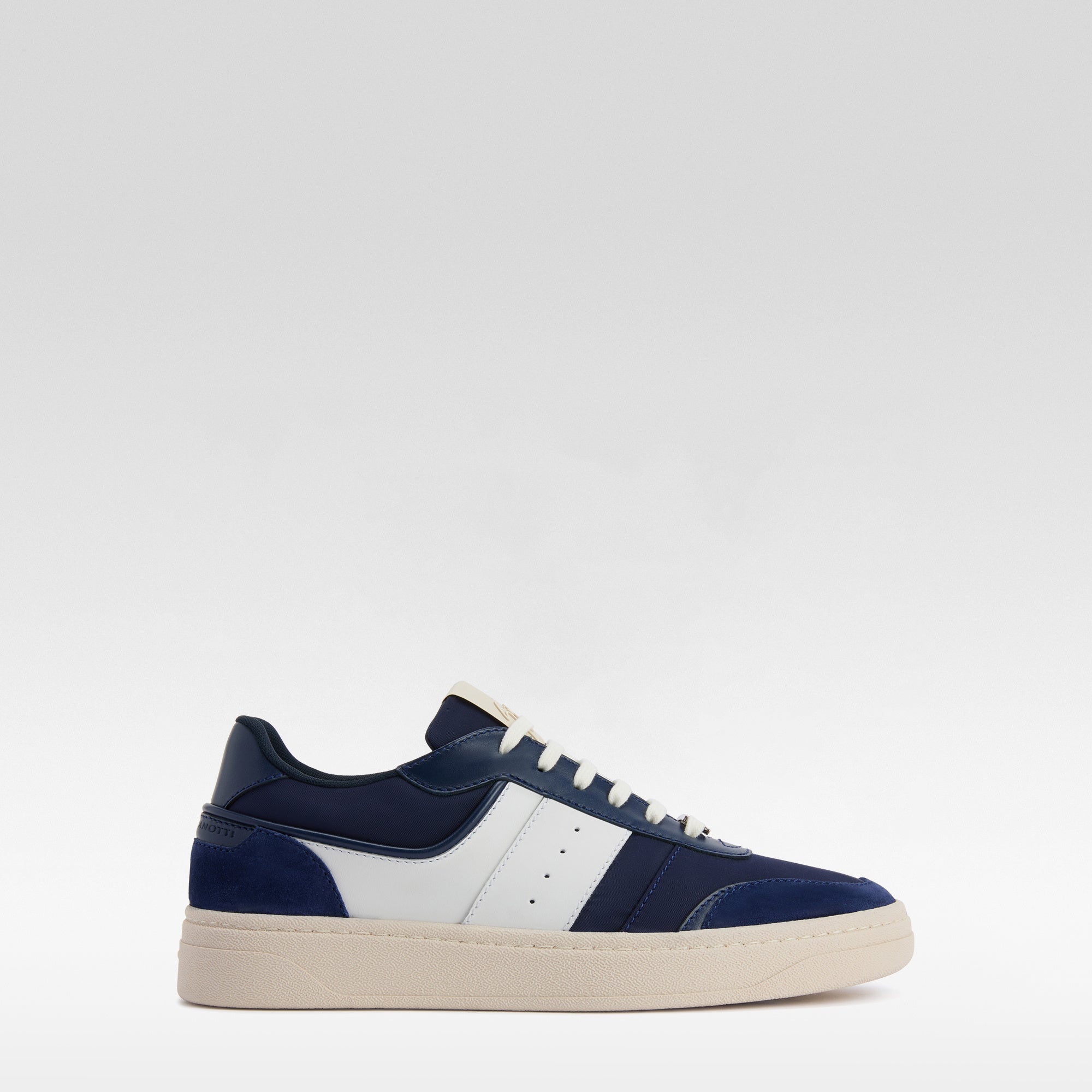 Giuseppe Zanotti Sneakers Z71 White Suede Top Blue/White