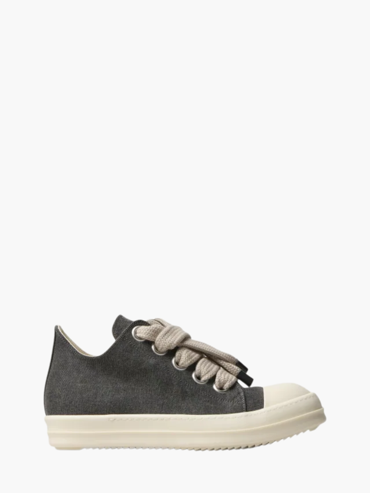 Rick Owens Sneakers RO13 Jumbolace Low Woven Gravel/Milk