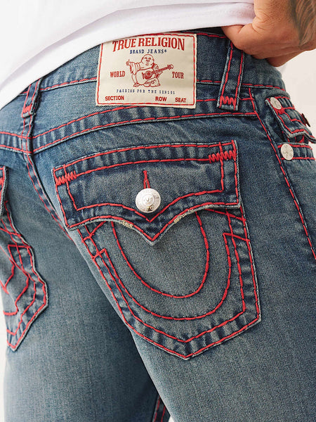True Religion Jeans Billy Super T Flap 34In Ericcson Pl Dark Wash True Religion Jeans Billy Super T Flap 34In Ericcson Pl Dark Wash