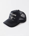 True Religion Buddha Trucker Cap Black/ Natural