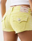 True Religion Joey Cut Off Big T Flap Daiquiri Green