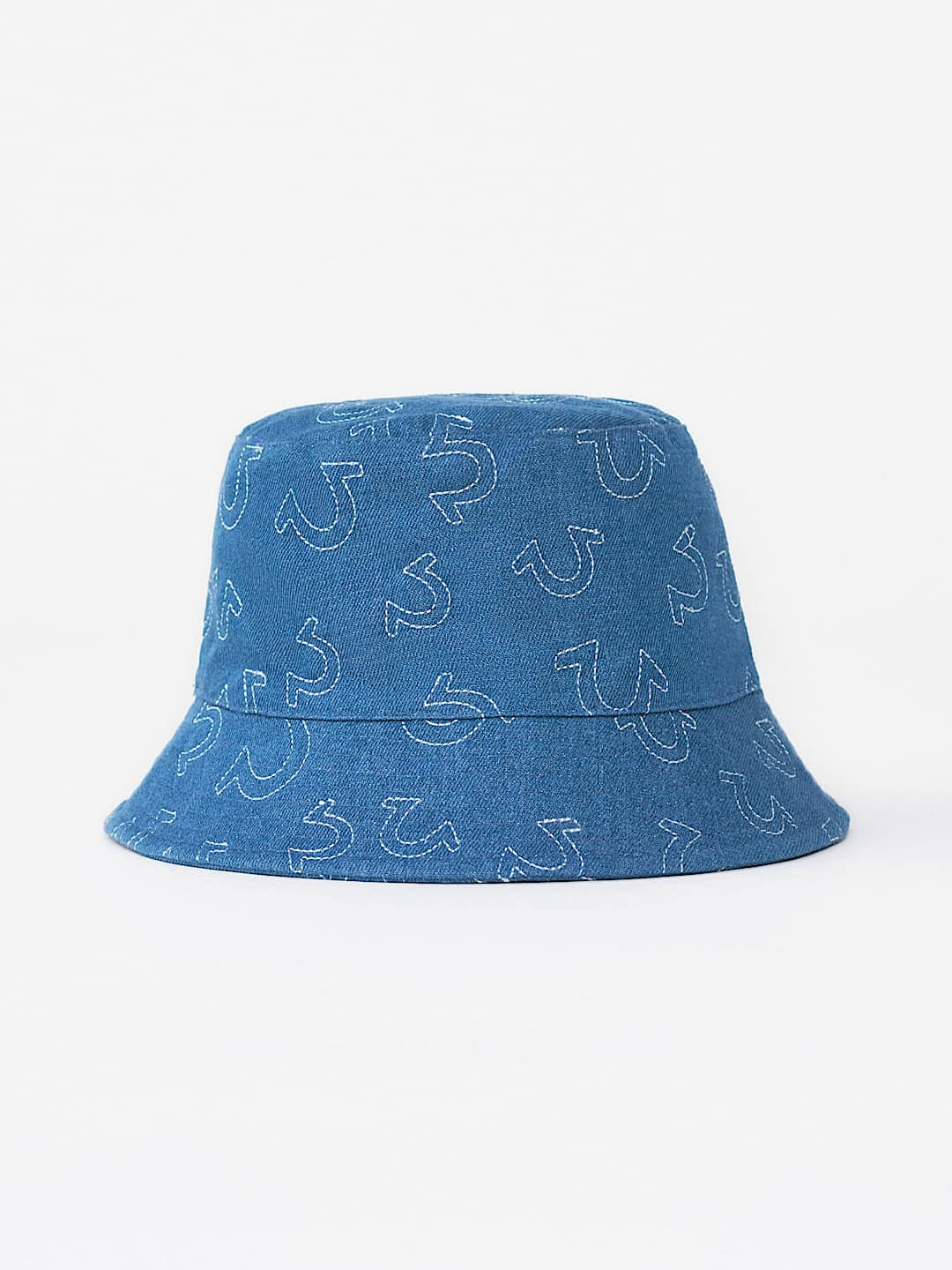 True Religion Bucket Hat All Over Hs Light Wash
