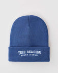 True Religion Arch Logo Beanie Eclipse