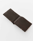 True Religion Monogram Wallet Coffee Bean