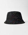 True Religion Bucket Hat All Over Hs 2Sb Black Rinse