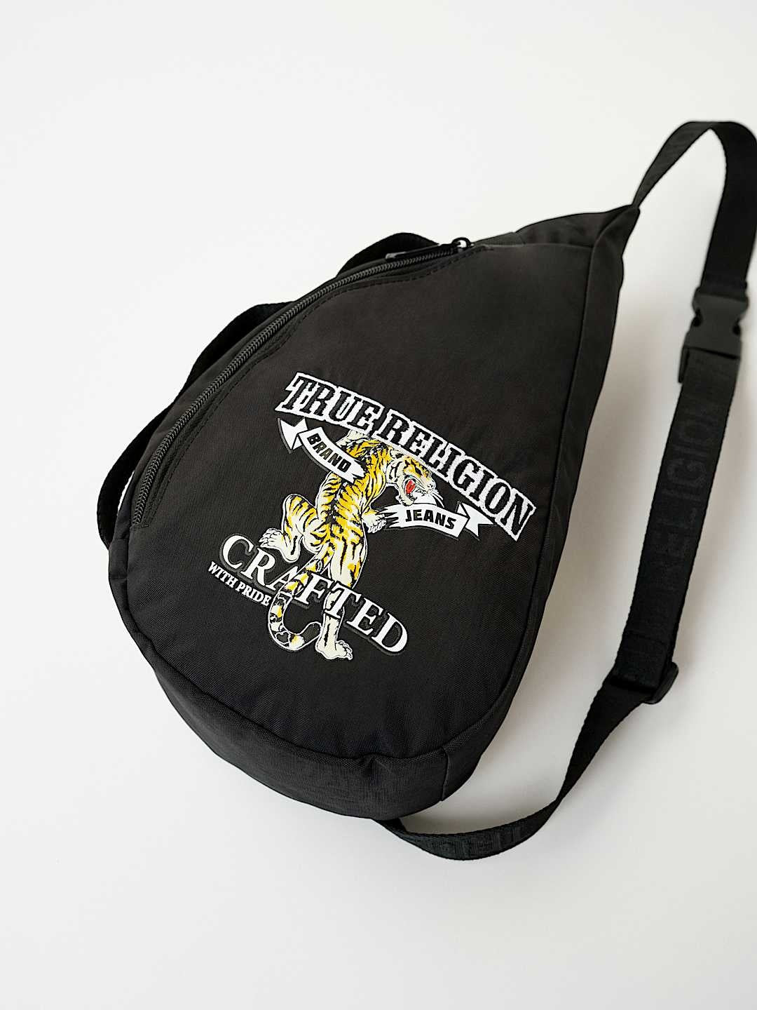 True Religion Bag Tiger Sling Jet Black