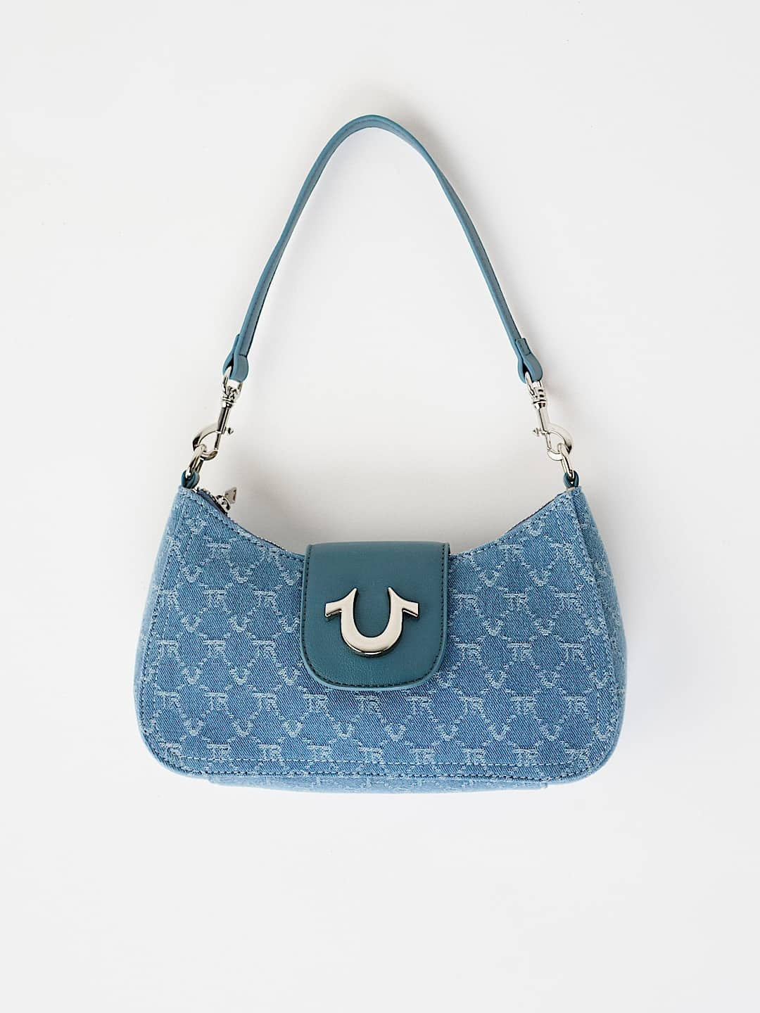 True Religion Bag Hs Aop Light Wash Blue
