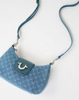 True Religion Bag Hs Aop Light Wash Blue