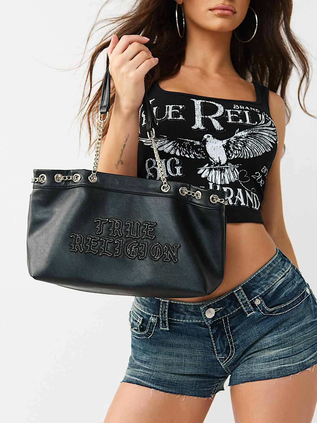 True Religion Bag Brand Jet Black