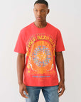 True Religion Ss Rock N Roll Tee Molten Lava