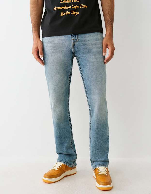 True Religion Ricky Sn Flap 34In Headspace Medium Wash