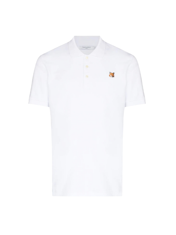 Maison Kitsune Golfer Fox Head Patch White