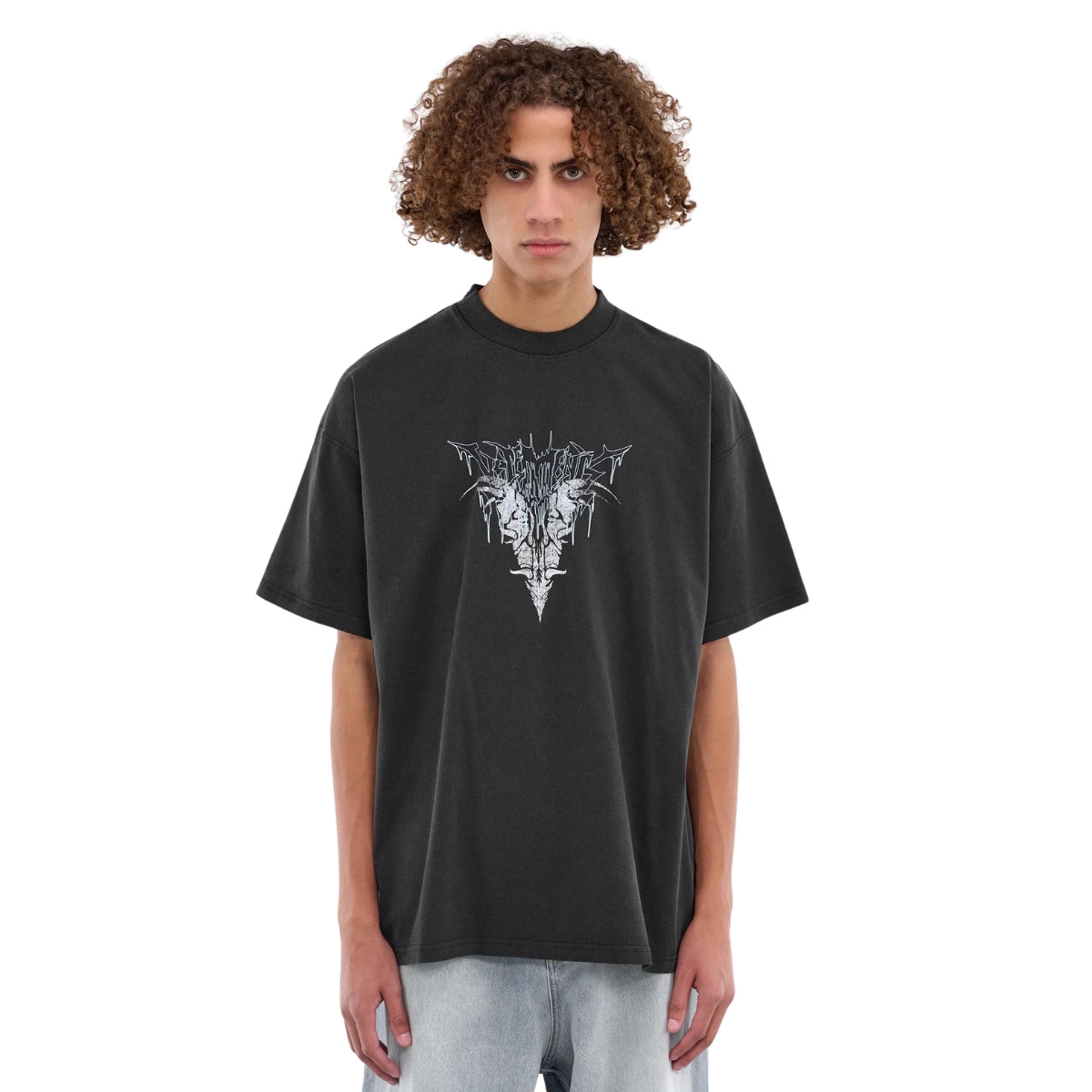 Vetements T-Shirt Bone V Regular Black