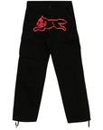 Ice-Cream Cargo Pants Running Dog Black