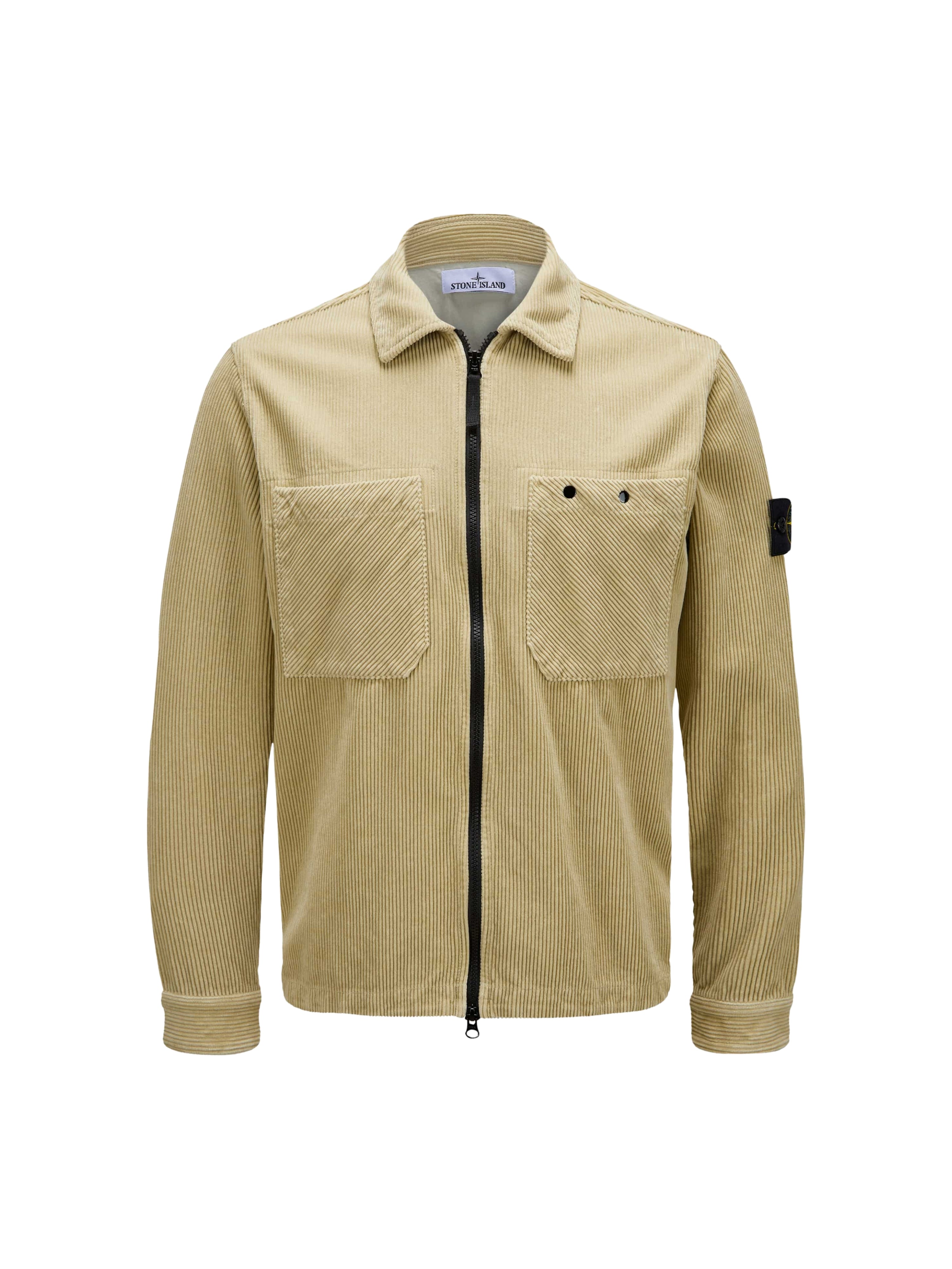 Stone Island Jacket Logo Beige