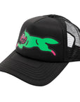 Ice-Cream Cap Trucker Running Dog Black