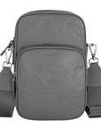 Billionaire Boys Club Bag Diamonds & Dollars Leather Grey