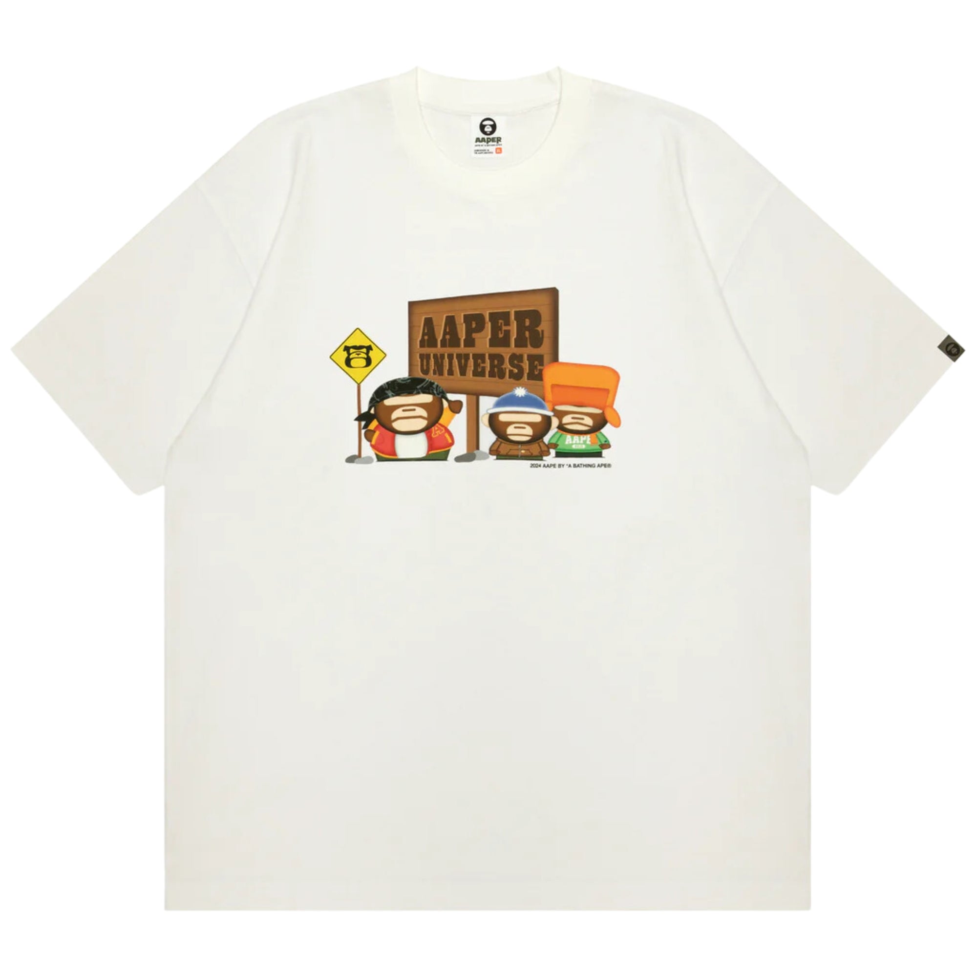 Aape T-Shirt Graphic Print White