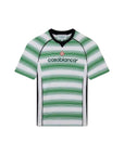 Casablanca T-Shirt Striped Green-White