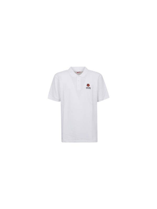 Kenzo Golfer Flower Logo White