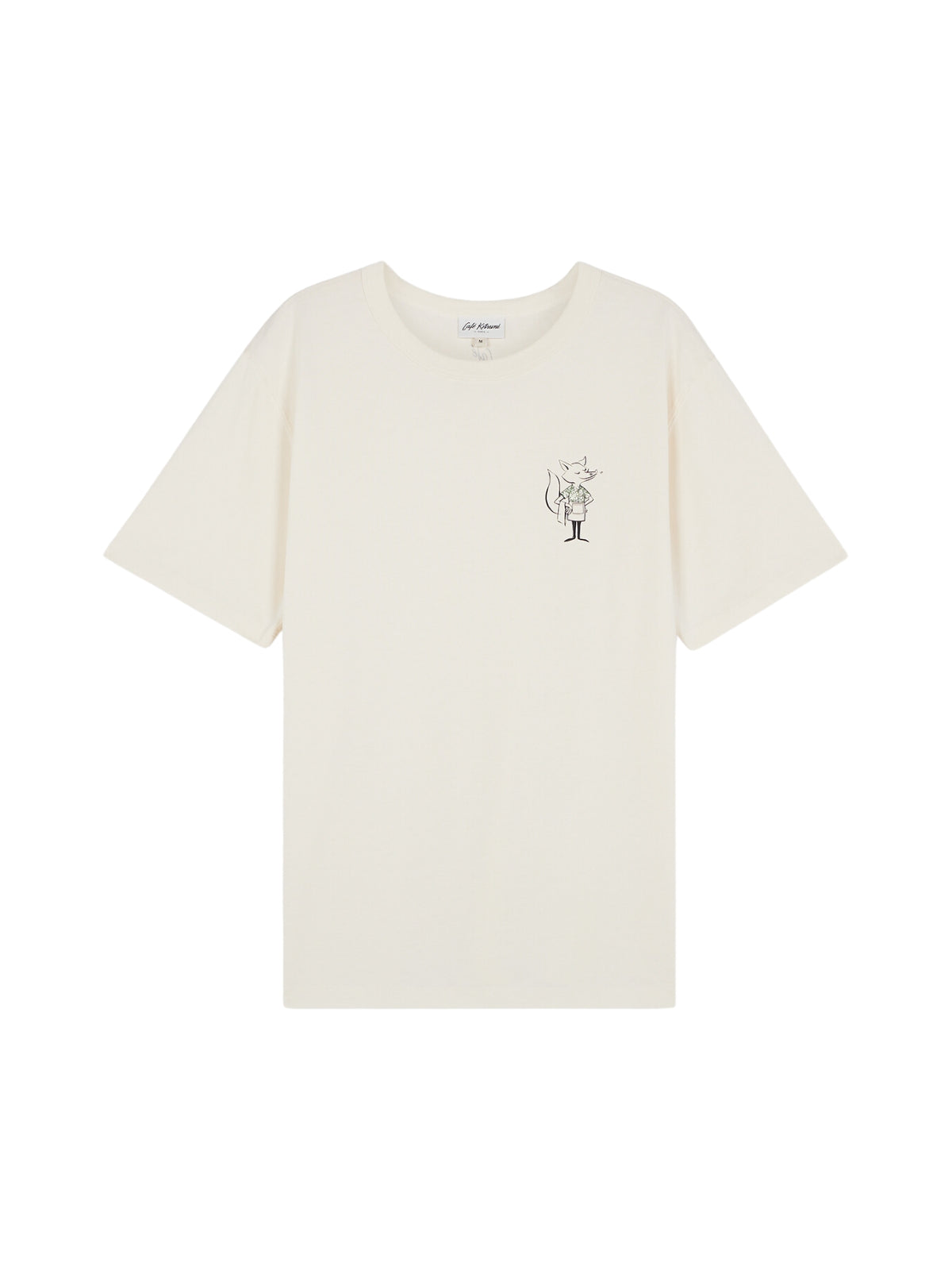 Cafe Kitsune T-Shirt Hawaiian Dressed Fox Tapioca