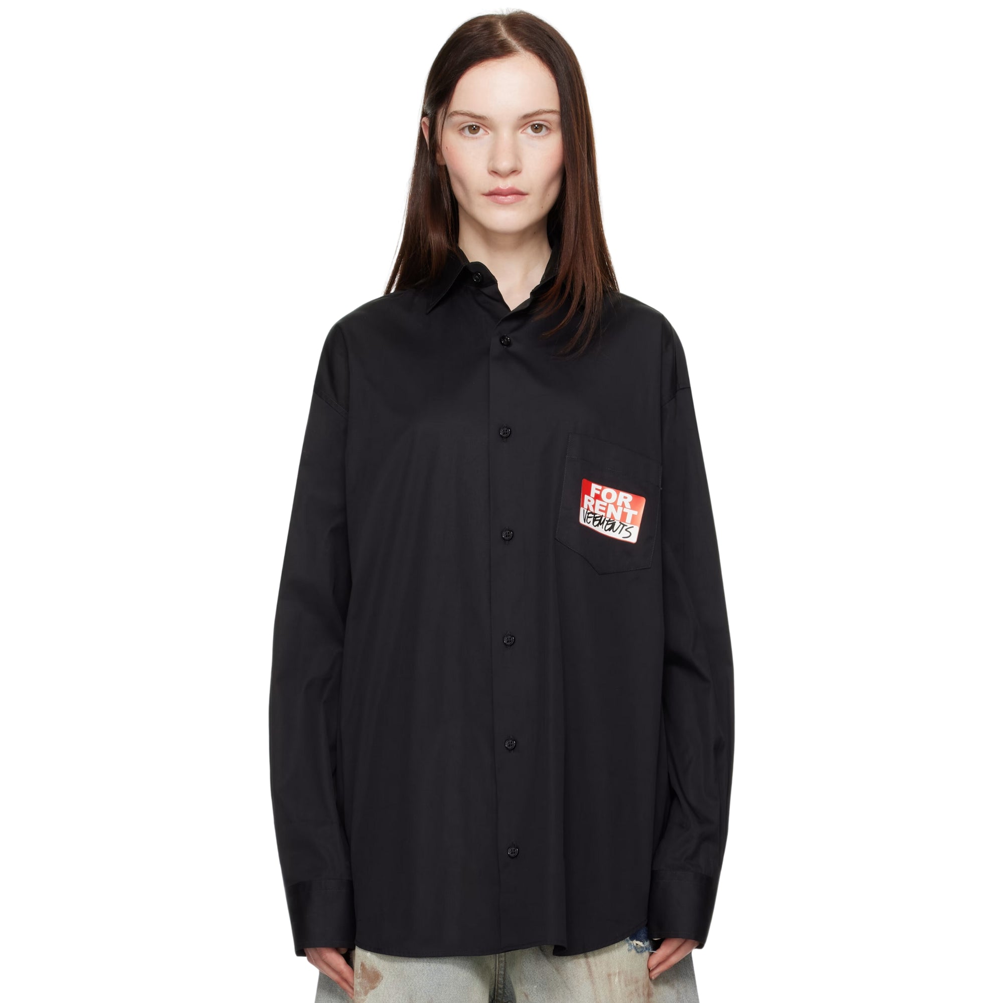 Vetements Shirt For Rent Classic Black