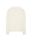 Stone Island Sweater Sleeve Logo Cream