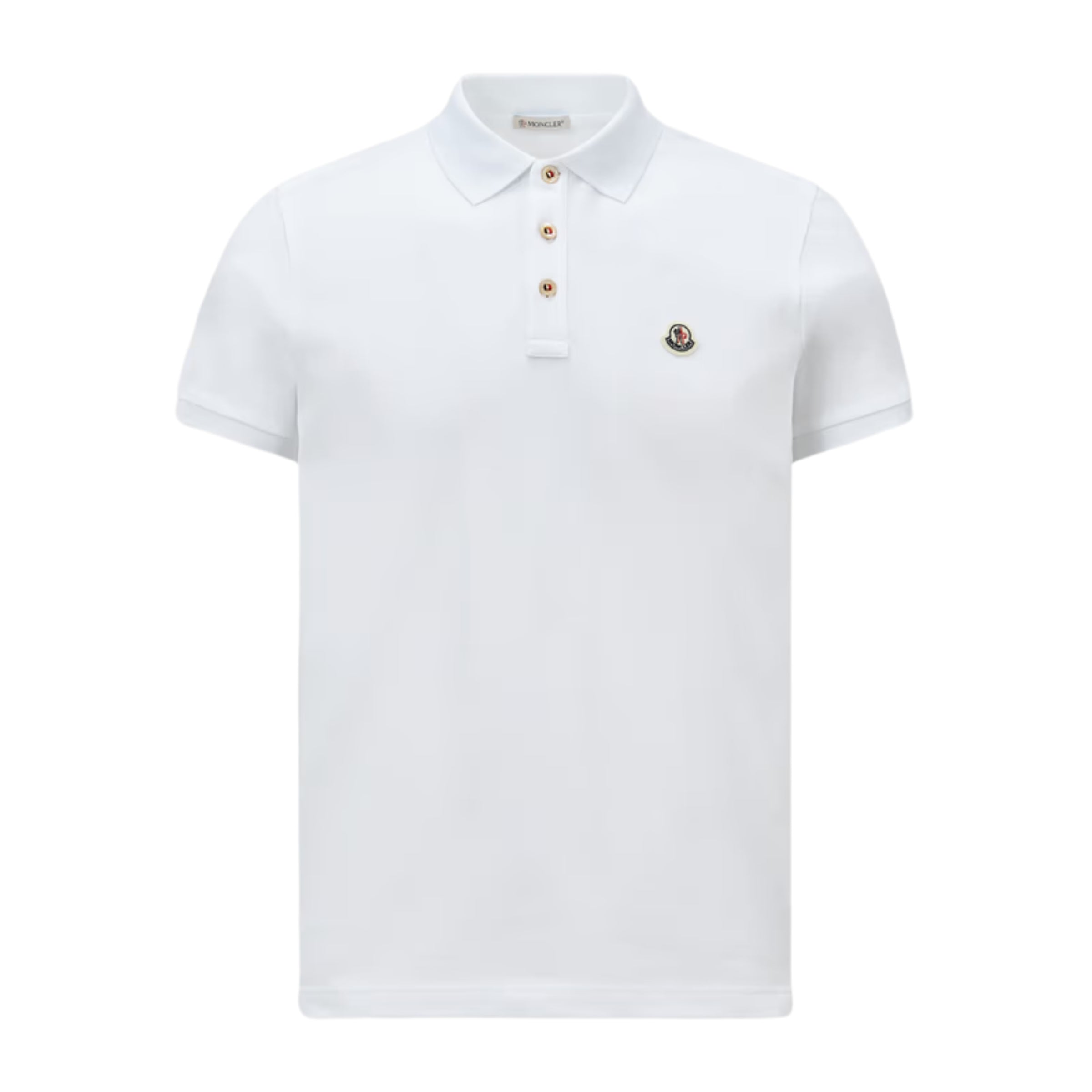 トップス MONCLER POLO SHIRT Moncler logo-patch Cotton Polo Shirt | Blue | FARFETCH ZA