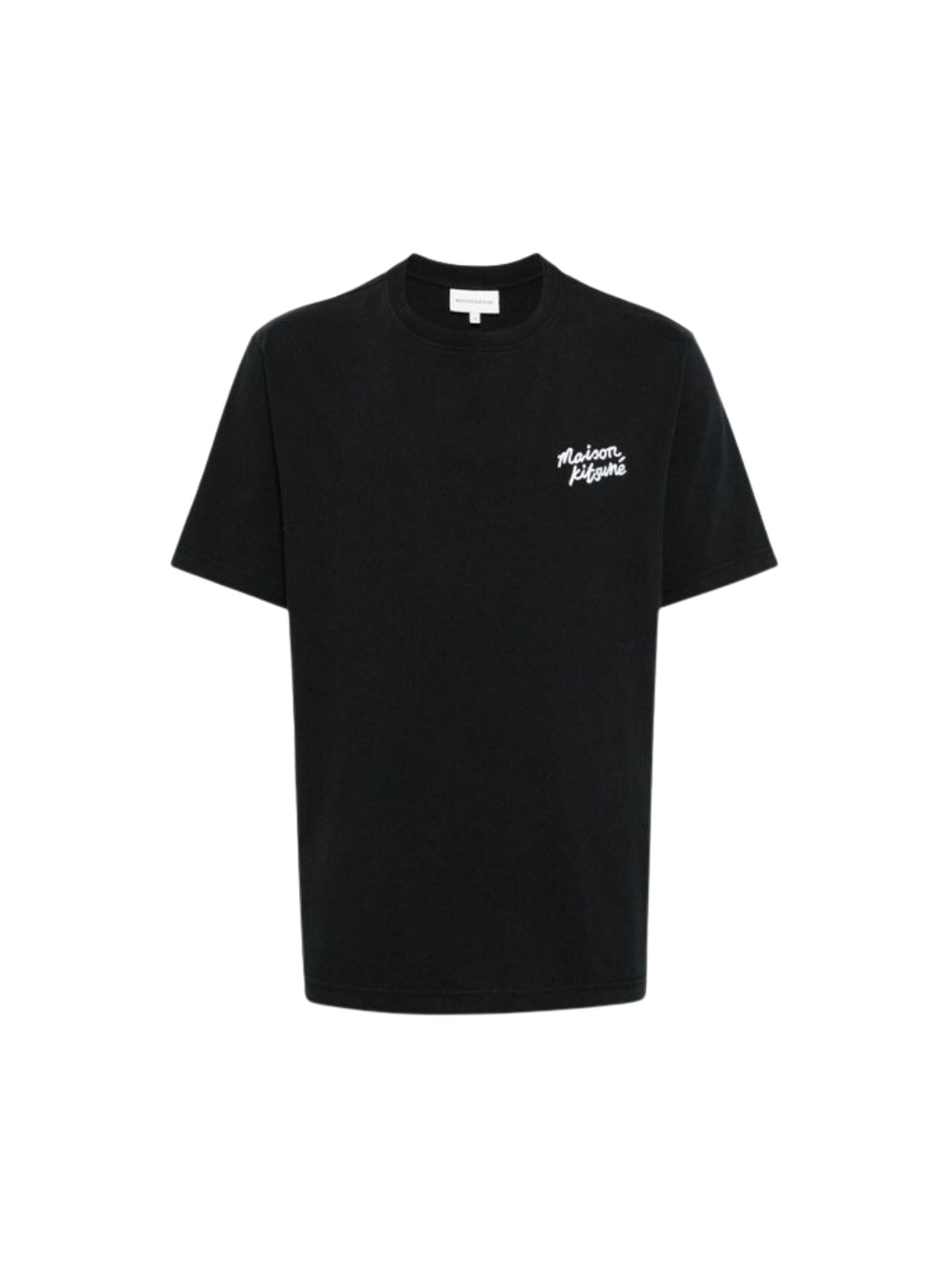 Maison Kitsune T-Shirt Handwriting Comfort Black-White