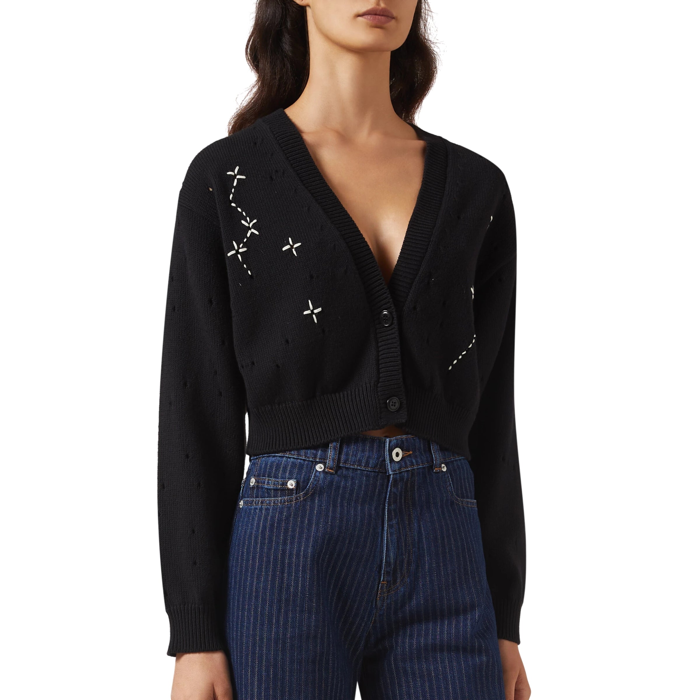 Kenzo Cardigan Ladies Button Down Black – AL Capone Premium