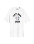 Aape T-Shirt Union Moonface Logo Now White