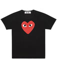 Comme Des Garcons T-Shirt Heart Black