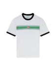 Casablanca T-Shirt Stripe Linger Logo White