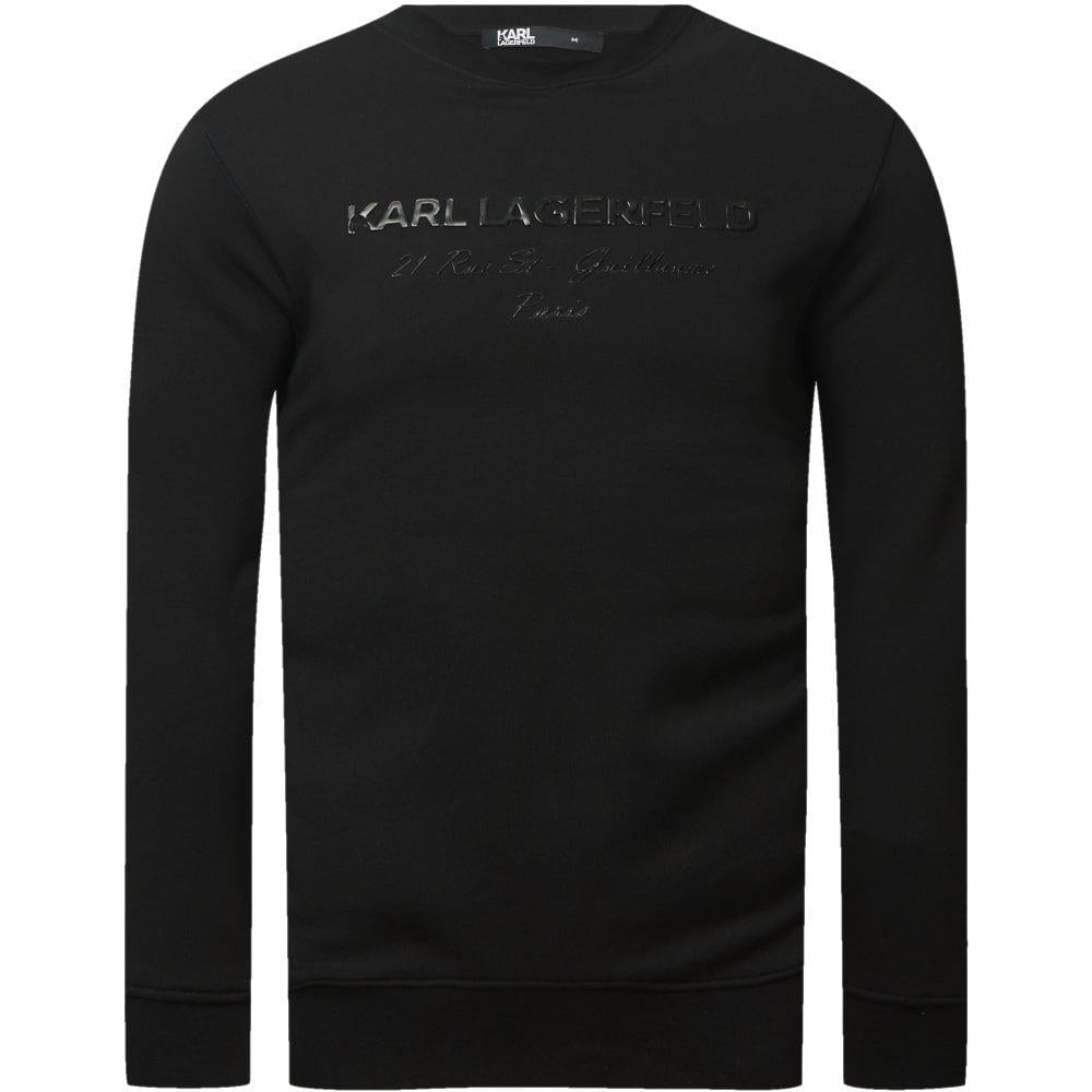 Karl Lagerfeld Sweater Logo Black