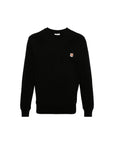 Maison Kitsune Sweater Speedy Fox Patch Black