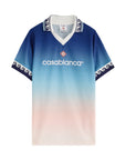 Casablanca T-Shirt Football Blue Gradient