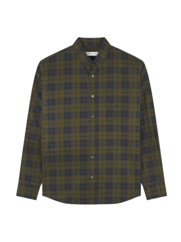 Maison Kitsune Shirt Casual Checked Navy-Stone Check