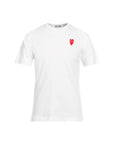 Comme Des Garcons T-Shirt Hearts White