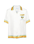 Casablanca Shirt Afro Cubism Tennis Club White