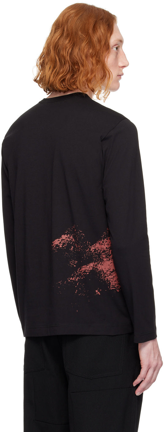 Comme Des Garcons Sweater Splatter Yellow-Red-Black