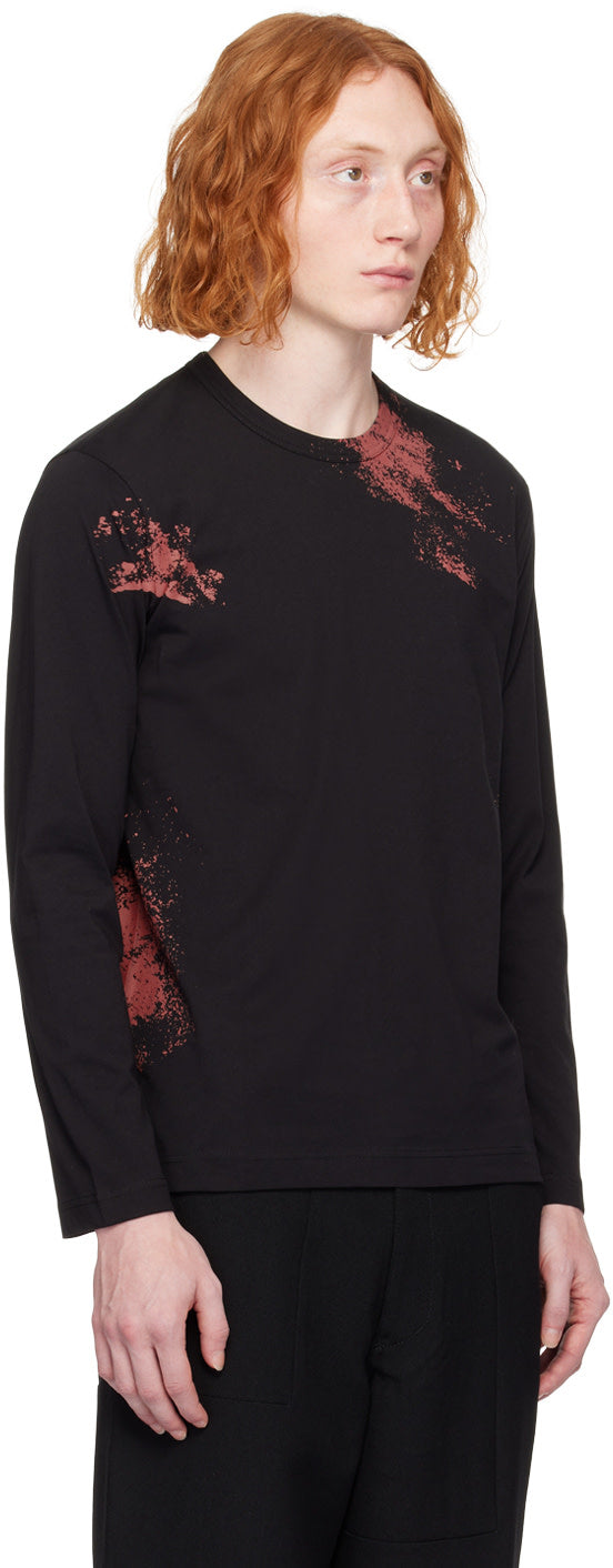 Comme Des Garcons Sweater Splatter Yellow-Red-Black