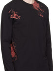 Comme Des Garcons Sweater Splatter Yellow-Red-Black