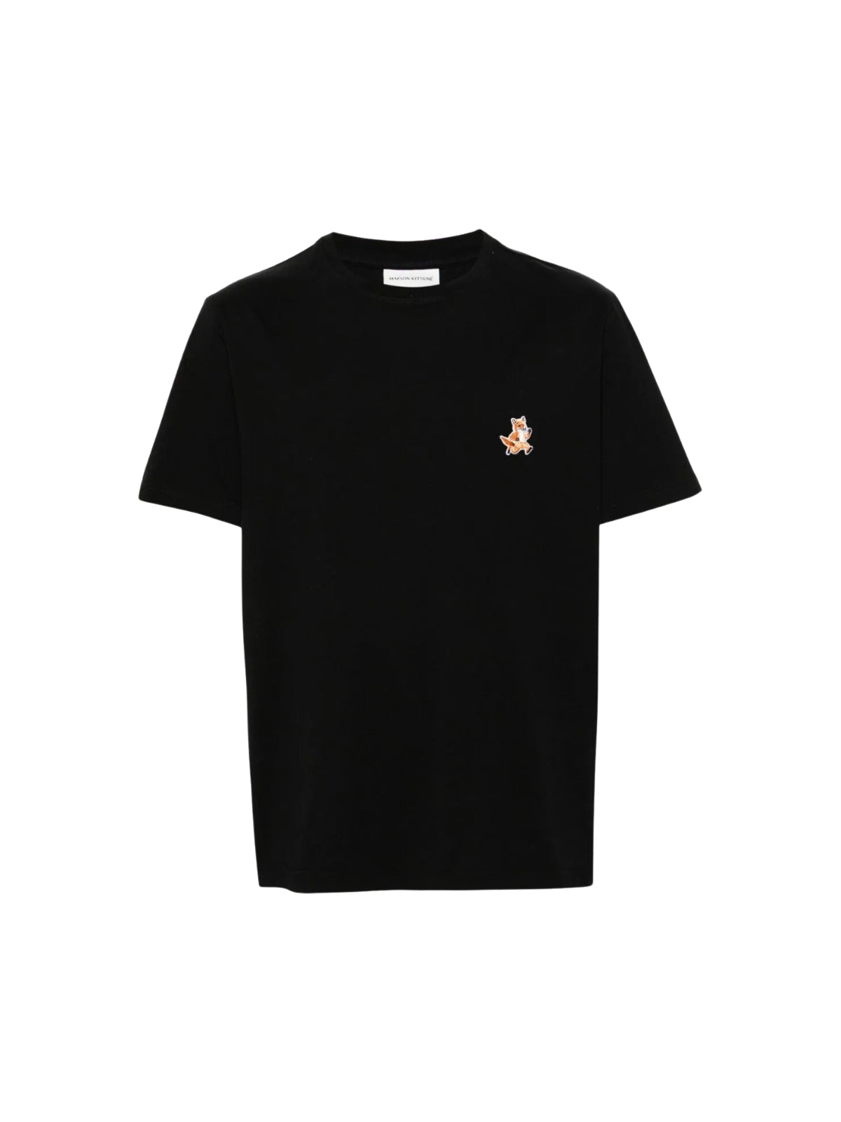 Maison Kitsune T-Shirt Speedy Fox Patch Comfort Black