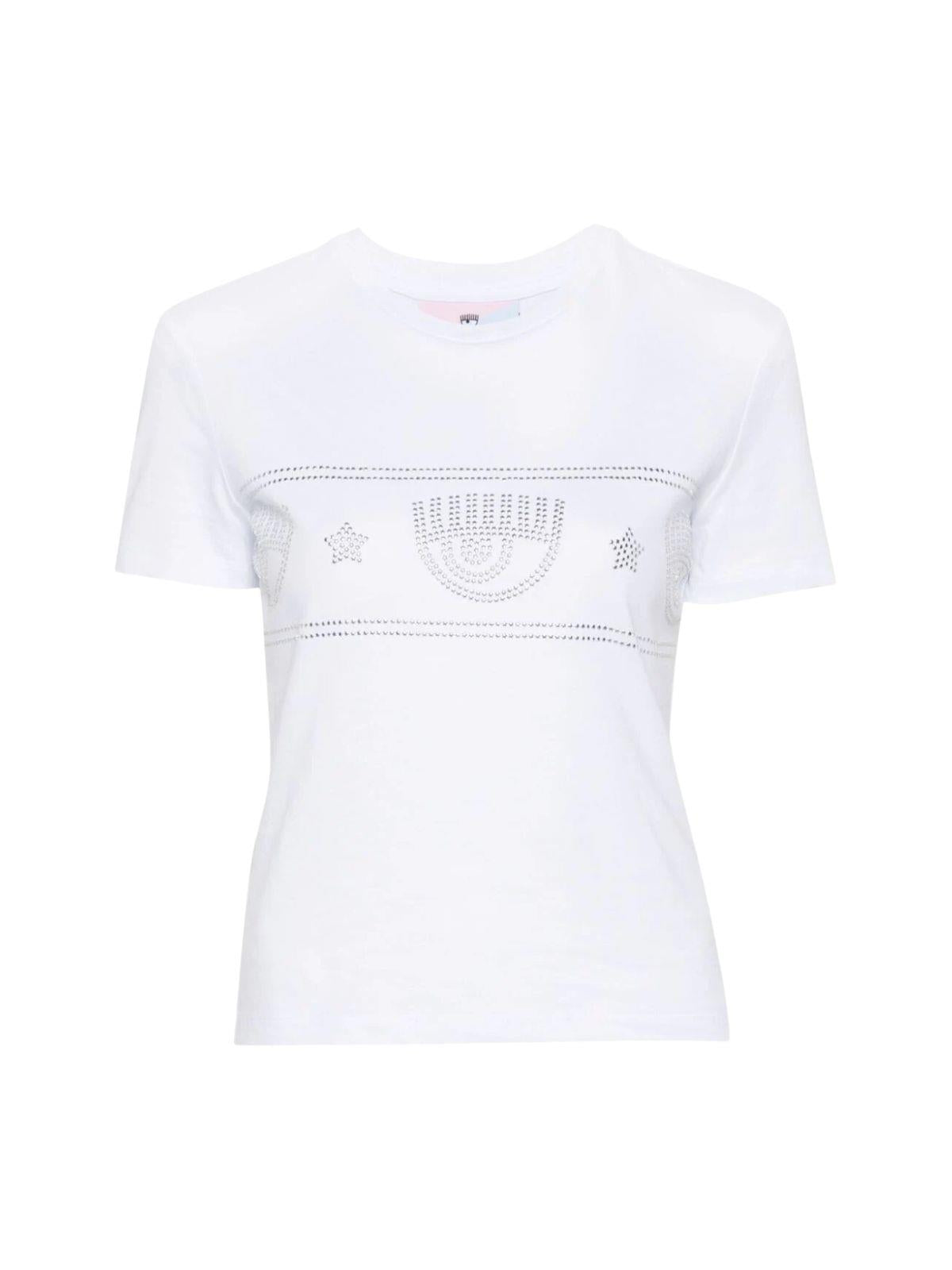 Chiara T-Shirt Eyelike Logo White