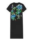 Kenzo Dress Flowers Black