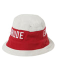 Rhude Bucket Hat East Hampton Red-Cream