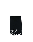 Karl Lagerfeld Skirt Signature Logo Black