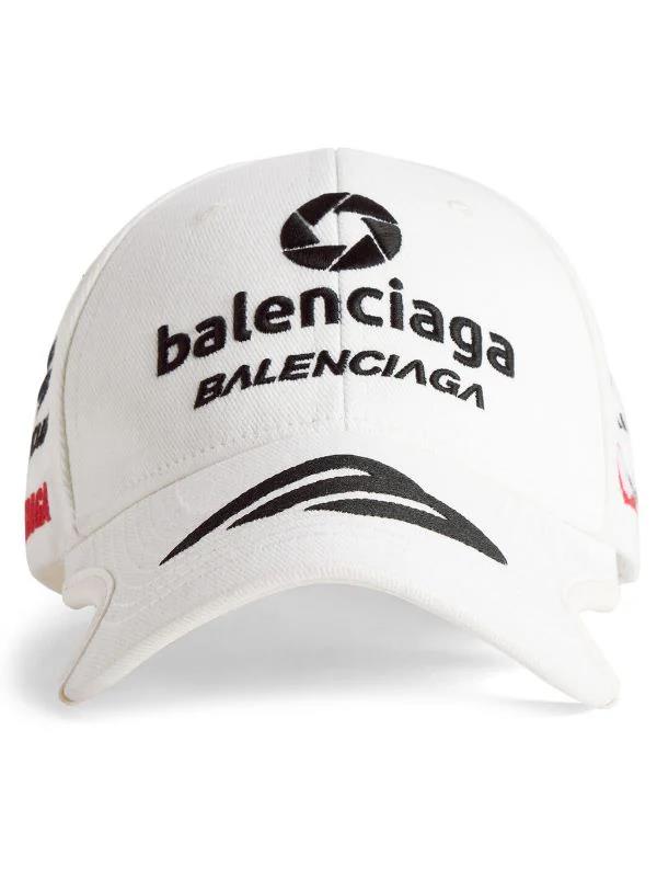 Balenciaga Cap Logo White